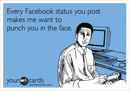 Facebook some ecard