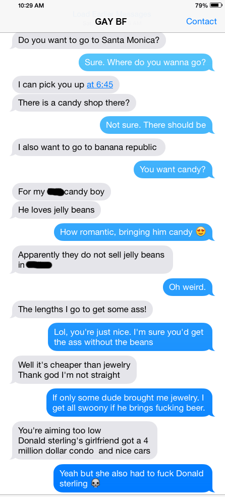 text conversation with gay bf
